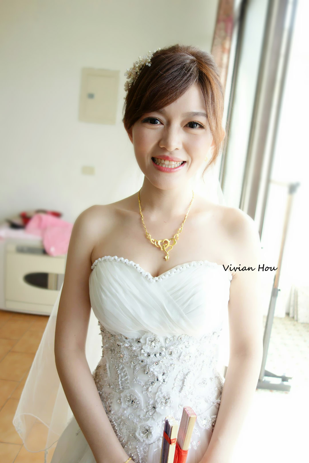 新娘迎娶盤髮造型Vivian Hou