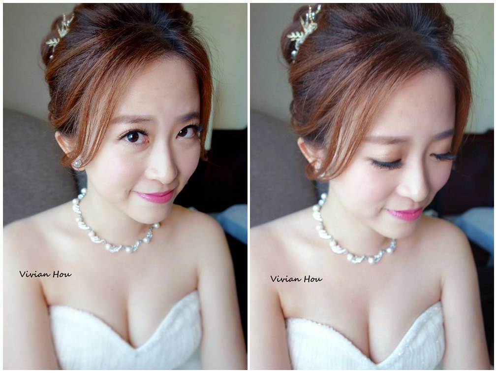 細軟髮質新娘婚宴造型 Vivian Hou