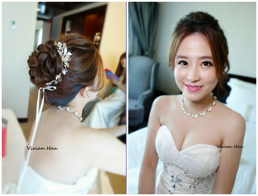 細軟髮質新娘婚宴造型 Vivian Hou