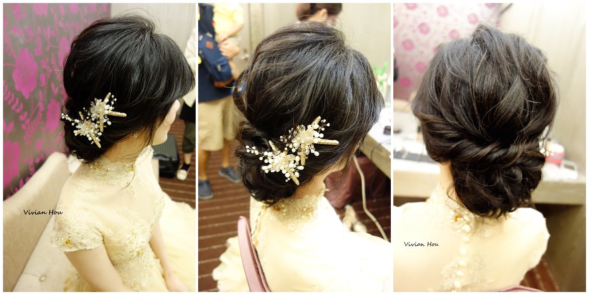 簡單優雅的韓系唯美盤髮髮型