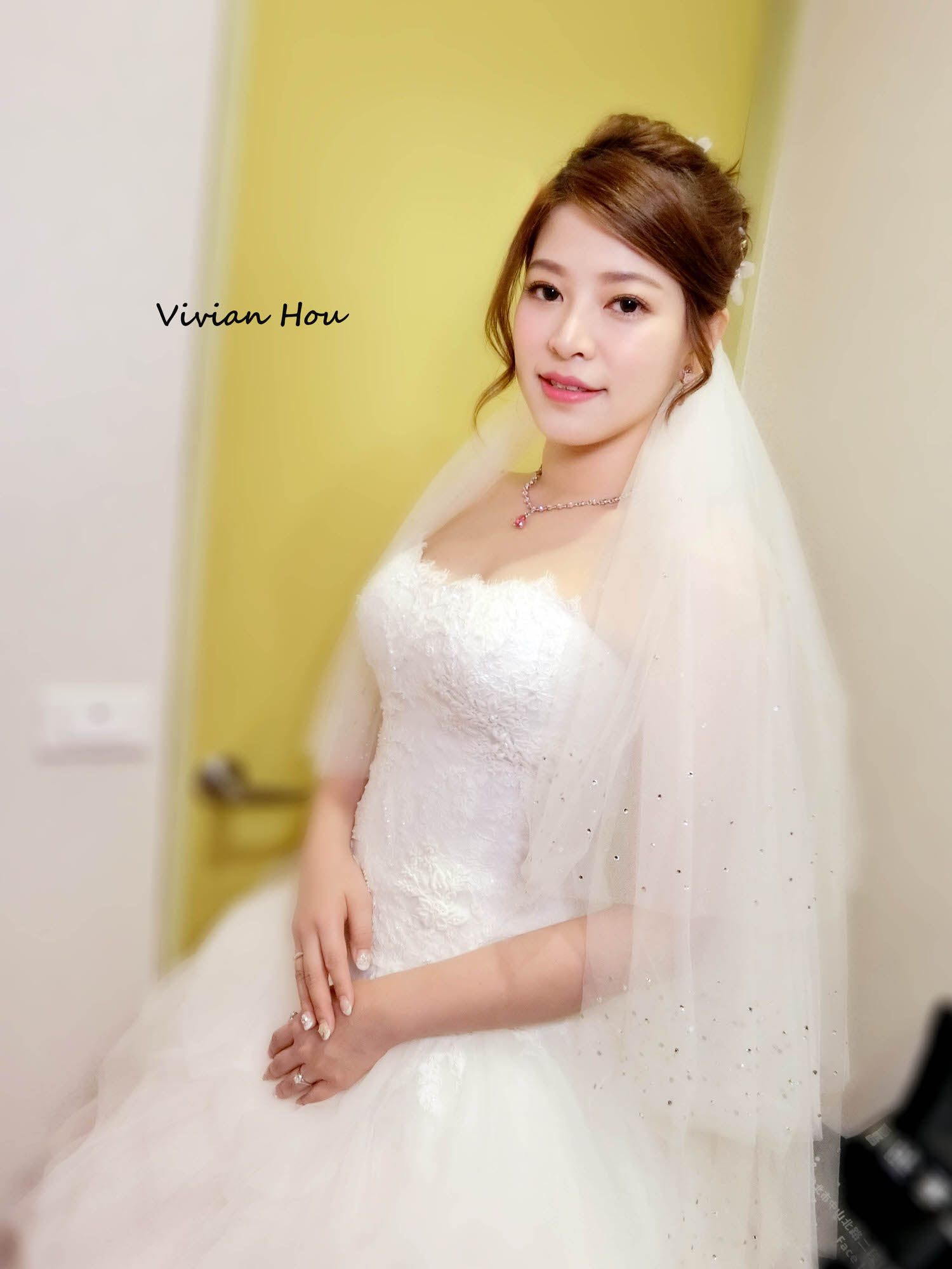 婚禮類白紗甜美俏麗風格新娘造型
