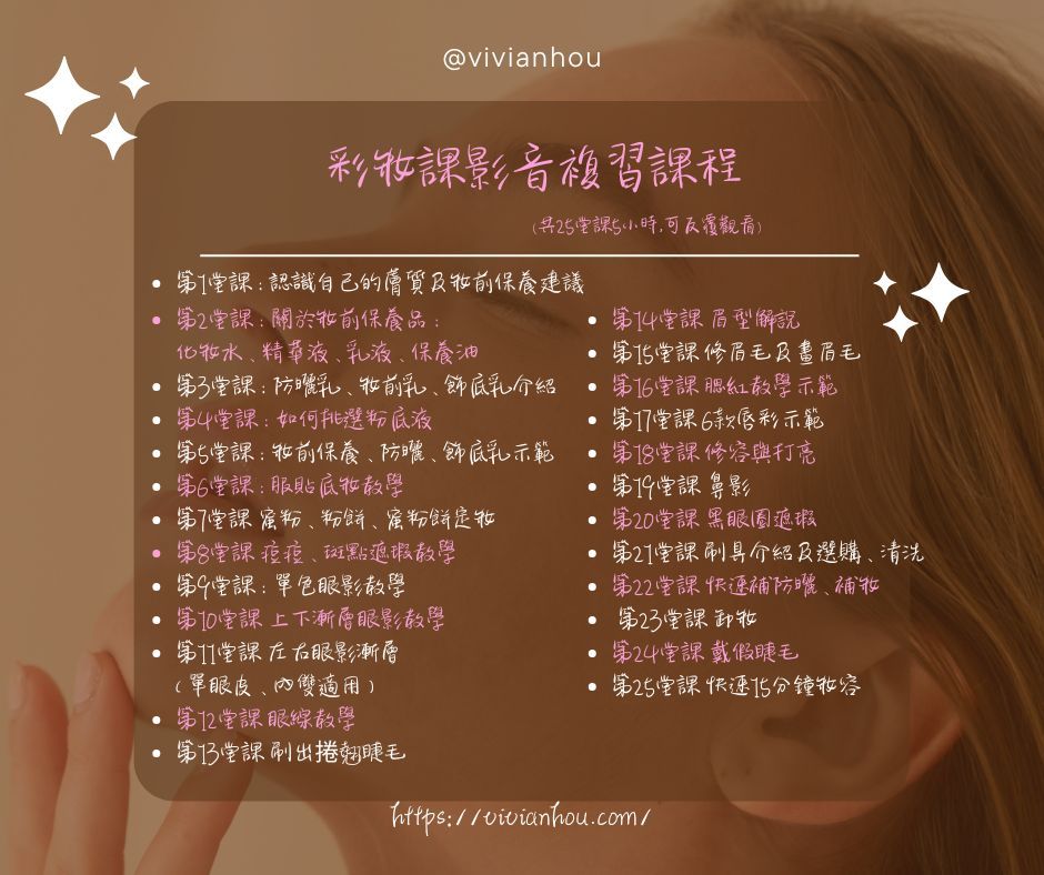 影音彩妝課程